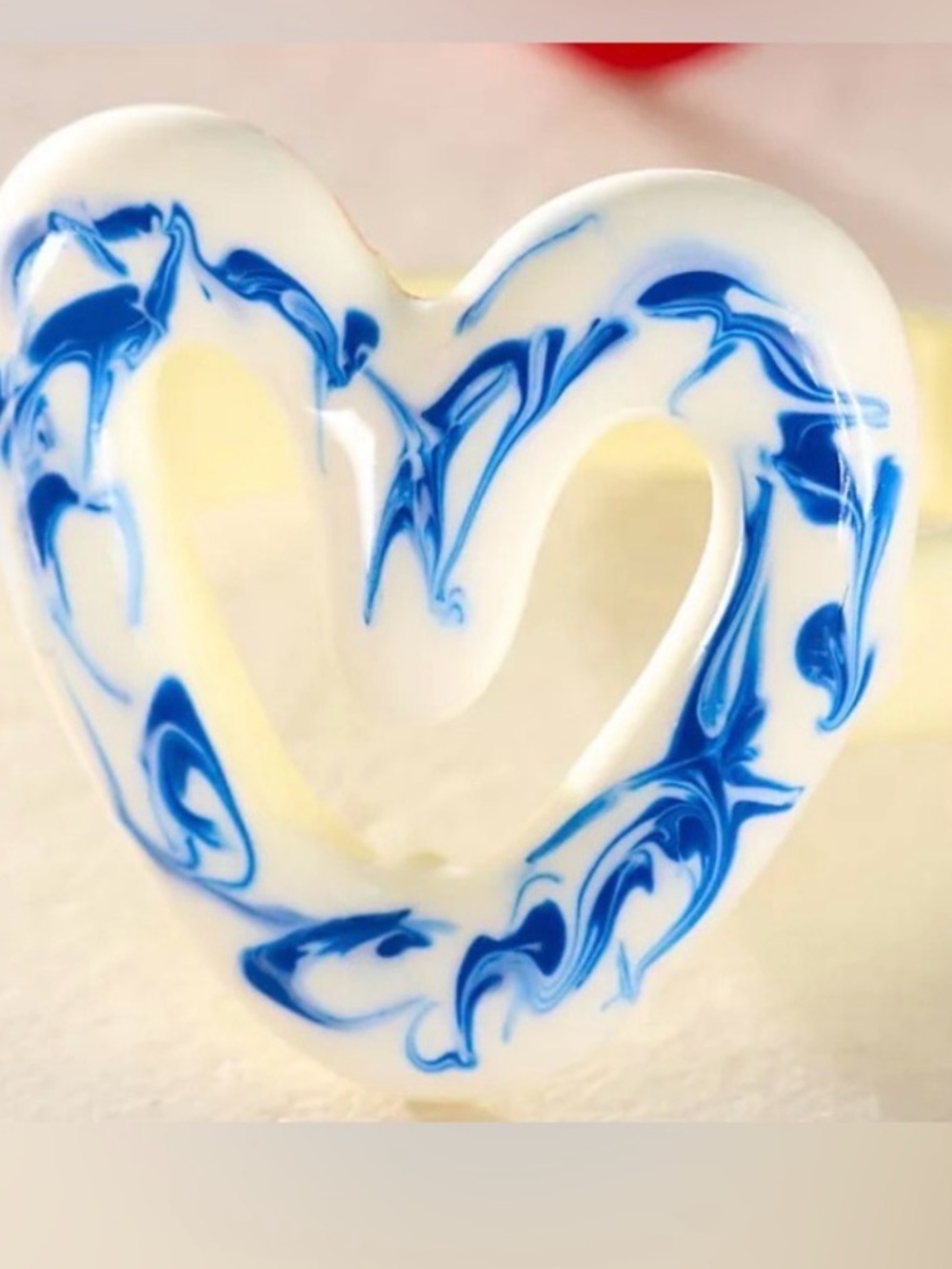 Free People Blue Heart Ring